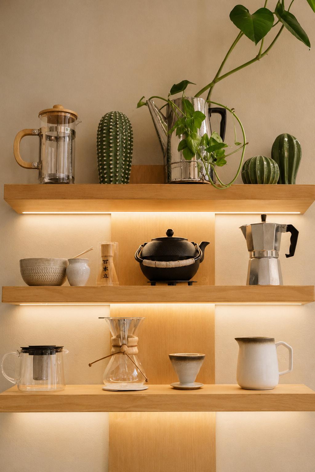 Bar details · French press, Chemex, mokka and matcha